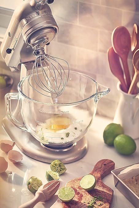 Amazon image clear KitchenAid mixing bowl in stand