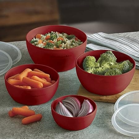 Amazon image KitchenAid Prep Bowls with Lids
