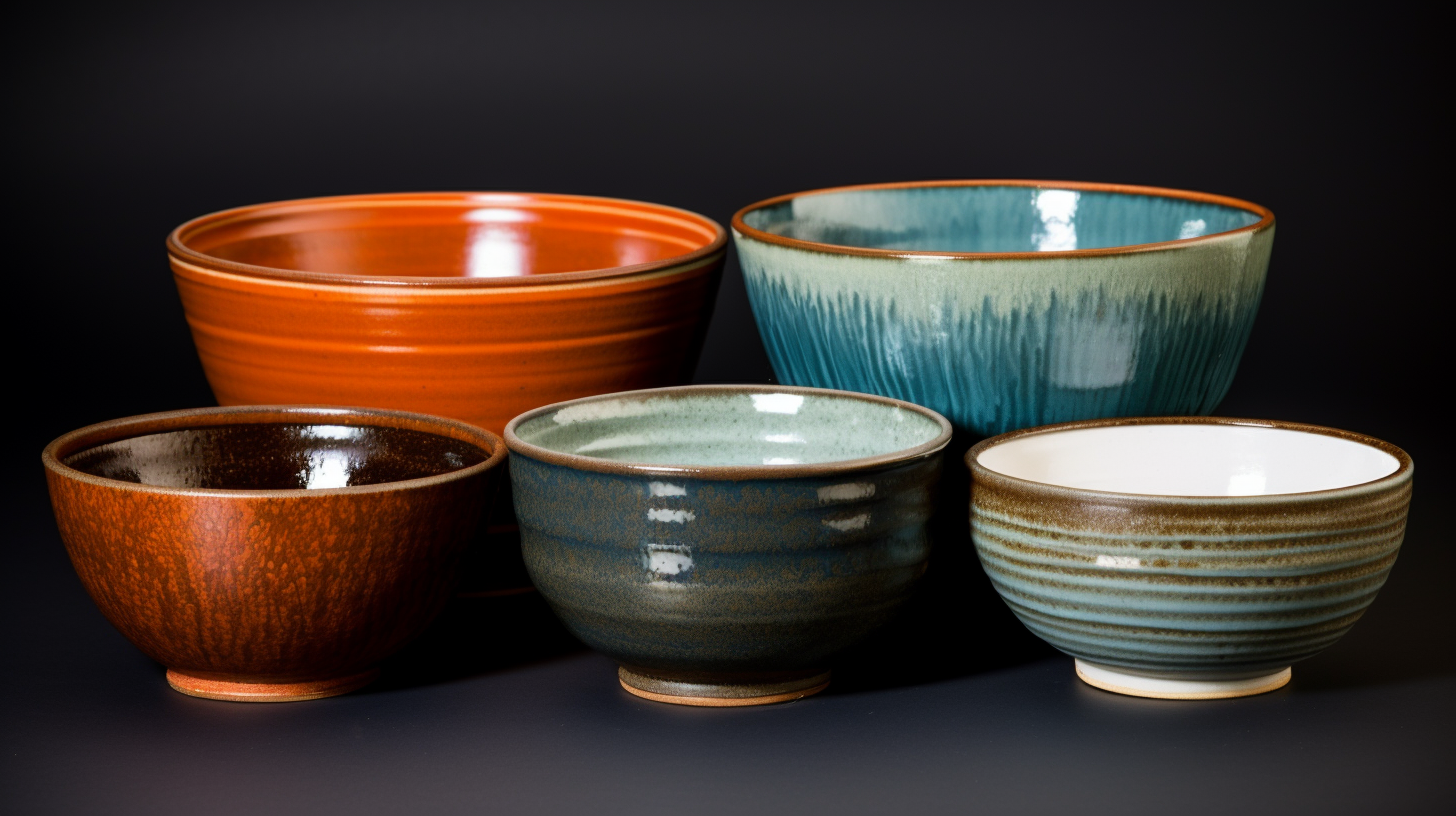 Stoneware mixing bowls
