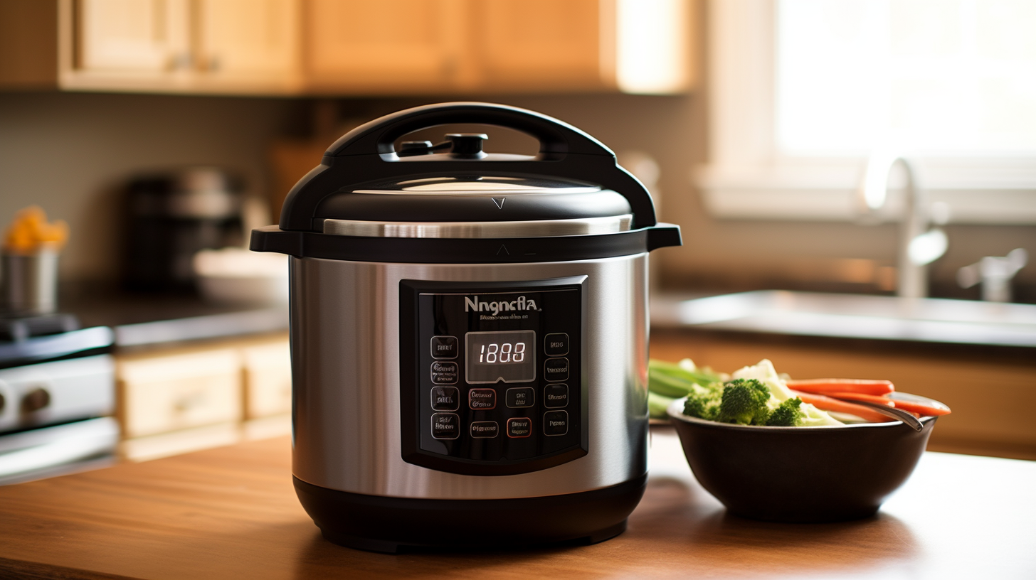pressure cooker with vegetables