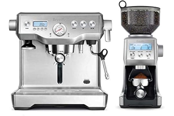 Breville Dynamic Duo Dual Boiler Espresso Machine and Smart Grinder Pro Package, Stainless Steel - BEP920BSS