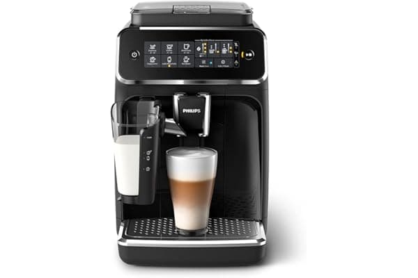 Philips 3200 Series Fully Automatic Espresso Machine w/ LatteGo, Black, EP3241/54