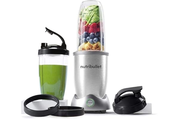 NutriBullet N12-1001 10pc Single Serve Blender, Includes Travel Cup, One Size, Gray