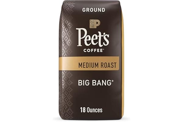 Peet's Coffee, Medium Roast Ground Coffee - Big Bang 18 Ounce Bag