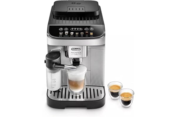 De'Longhi ECAM29084SB Magnifica Evo with LatteCrema System Coffee and Espresso Machine, Silver