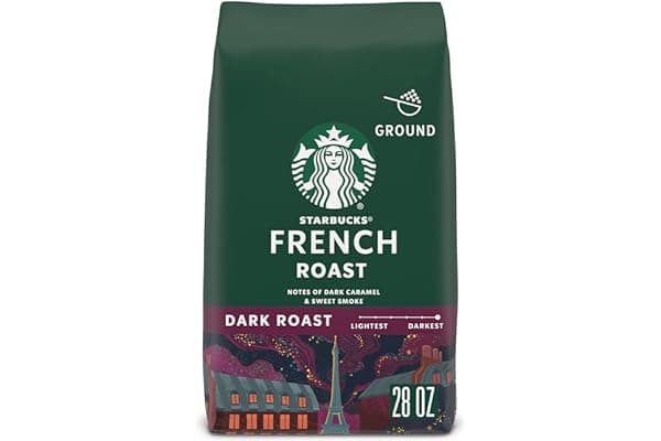 Starbucks Ground Coffee—Dark Roast Coffee—French Roast—100% Arabica—1 bag (28 oz)