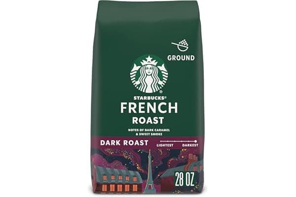 Starbucks Ground Coffee—Dark Roast Coffee—French Roast—100% Arabica—1 bag (28 oz)