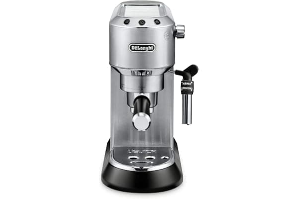 De'Longhi EC685M Dedica Deluxe Automatic Espresso Machine, 1, Metallic