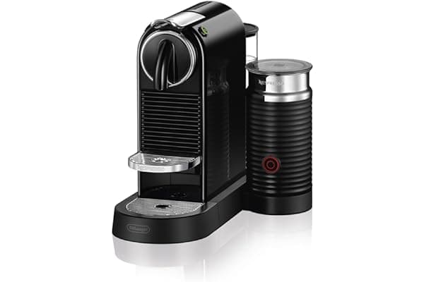 Nespresso CitiZ Coffee and Espresso Machine by De'Longhi with Milk Frother, Black