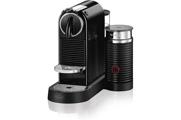 Nespresso CitiZ Coffee and Espresso Machine by De'Longhi with Milk Frother, Black