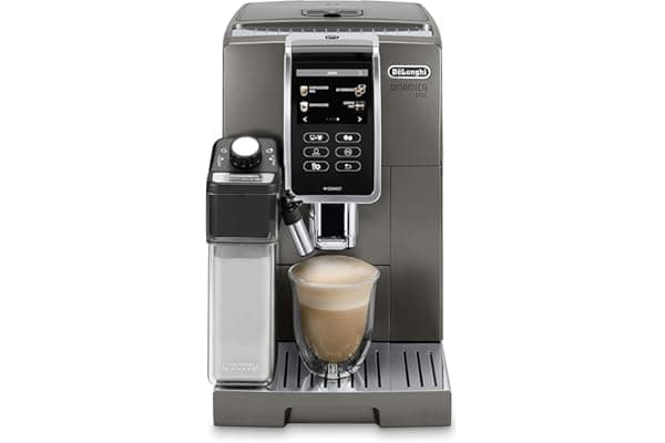 De'Longhi ECAM37095TI Dinamica Plus Fully Automatic Espresso Machine, Titanium