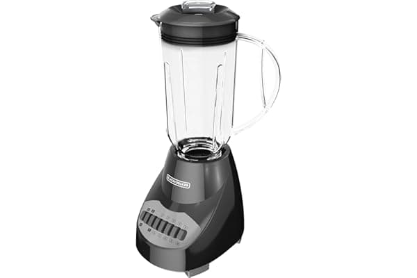 BLACK+DECKER Crush Master 10-Speed Blender, Black, BL2010BP