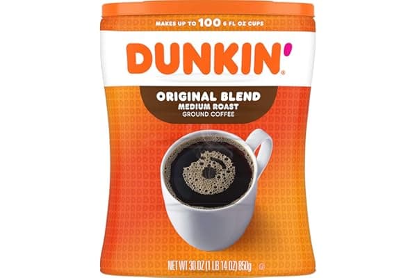 Dunkin' Original Blend Medium Roast Ground Coffee, 30 Ounce