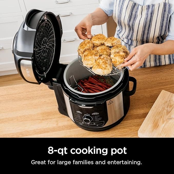 Ninja FD401 Foodi 12-in-1 Deluxe XL 8 qt. Pressure Cooker & Air Fryer