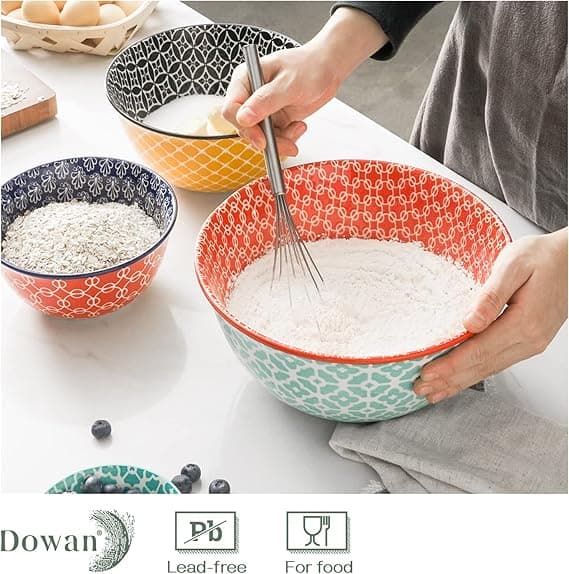 DOWAN Vibrant Mixing Bowls