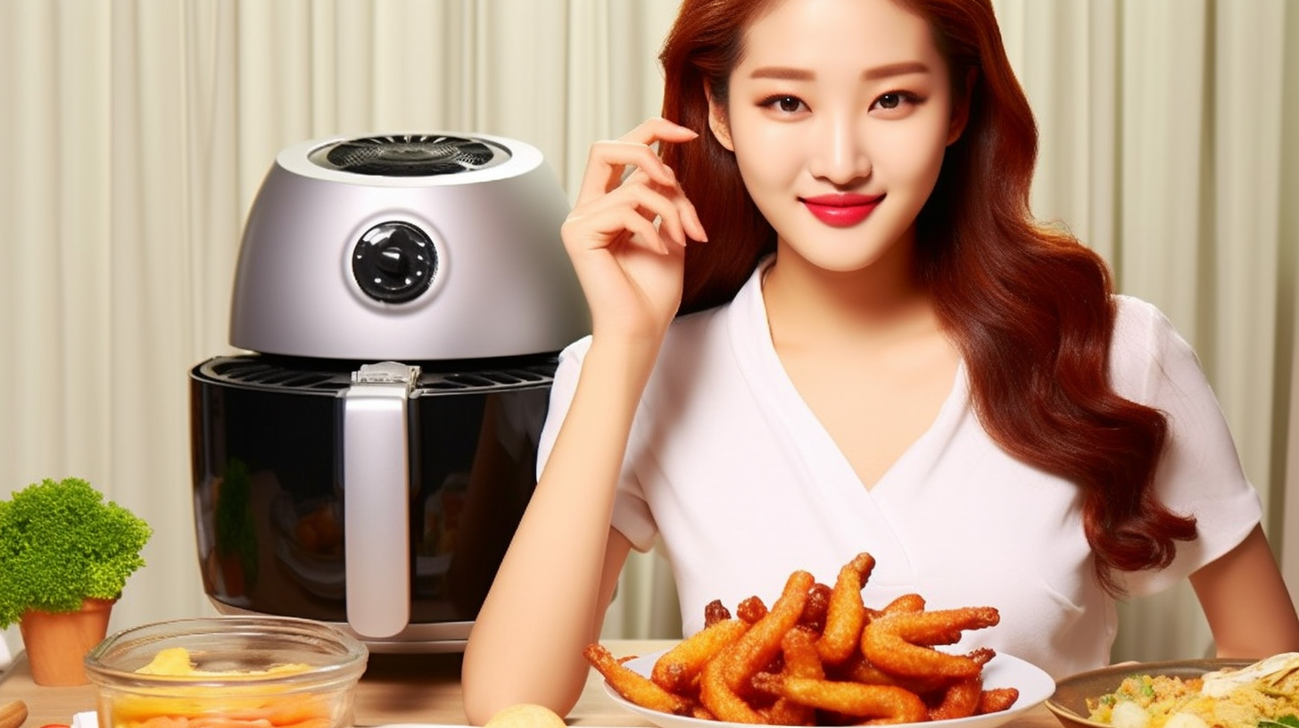 Air Fryer and a woman